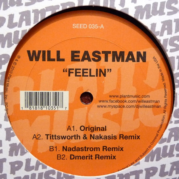 Will Eastman - Feelin - Vinyl Record 12" image 1