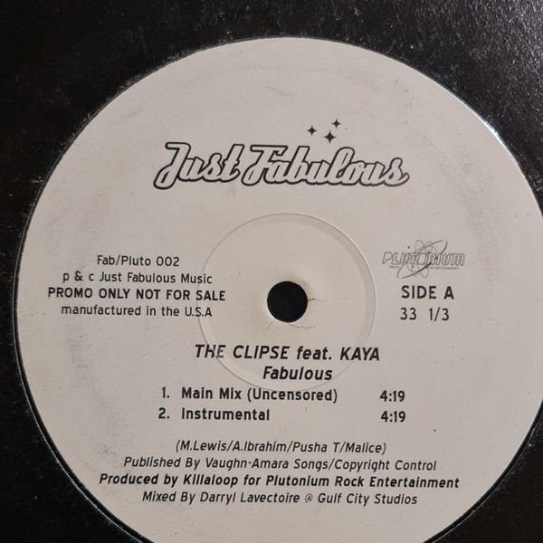 Clipse - Fabulous - Vinyl Record 12" image 1