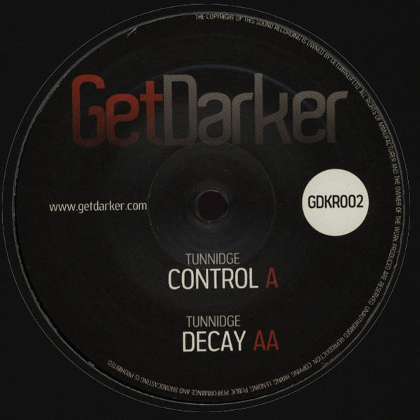 Tunnidge - Control / Decay - Vinyl Record 12" image 1