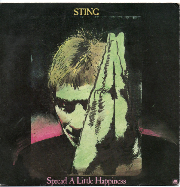 Sting - Spread A Little Happiness - Used Vinyl Record 7" image 1