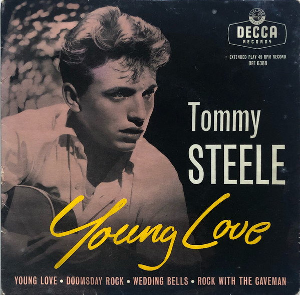 Tommy Steele And The - Young Love - Used Vinyl Record 7" image 1
