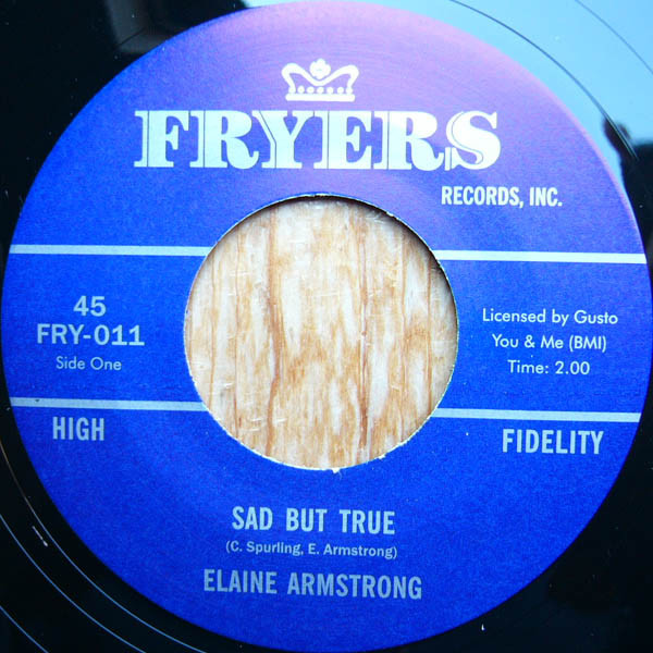 Elaine Armstrong - Sad But True / So Many Days - Vinyl Record 7" image 1