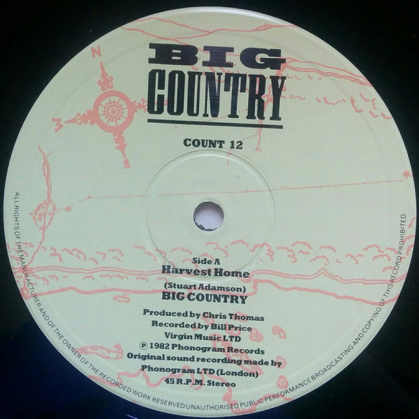 Big Country - Harvest Home - Used Vinyl Record 12" image 1