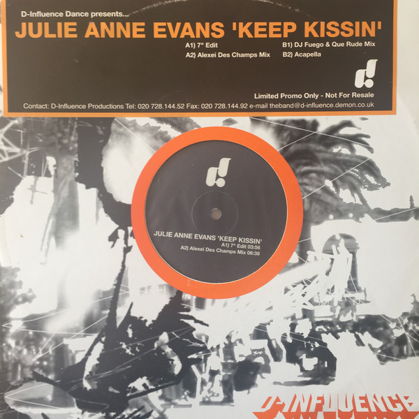 Julie Anne Evans - Keep Kissin - Used Vinyl Record 12" image 1