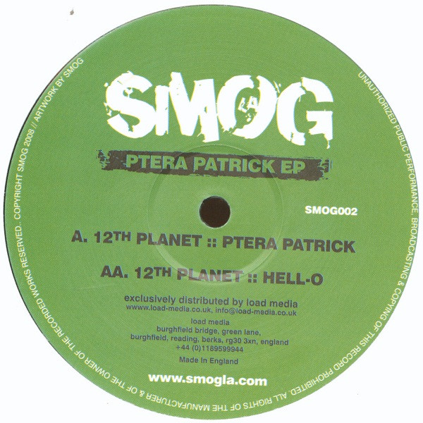 12th Planet - Ptera Patrick EP - Vinyl Record 12" image 1