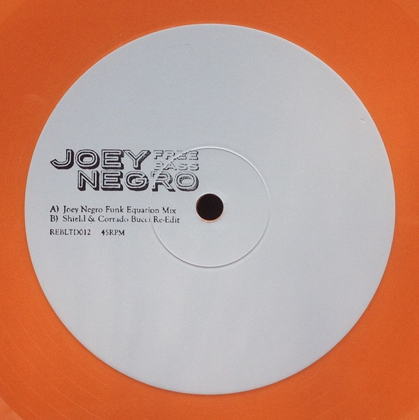 Joey Negro - Free Bass - Vinyl Record 10" image 1