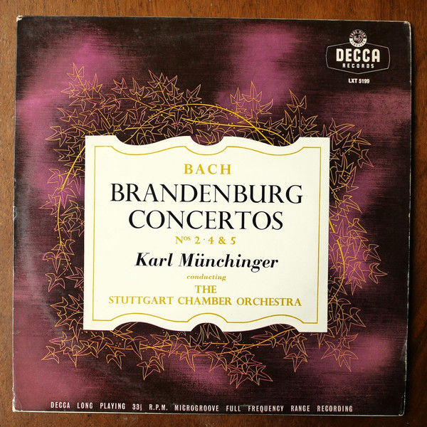 Johann Sebastian Bac - Brandenburg Concertos Nos. 2, 4 & 5 - Used Vin image 1