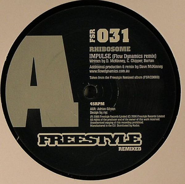 Rhibosome - Impulse / Movin' On - Vinyl Record 12" image 1