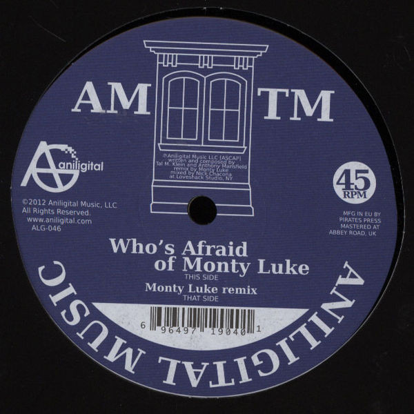 Tal M Klein - Who's Afraid Of Monty Luke? - Vinyl Record 10" image 1