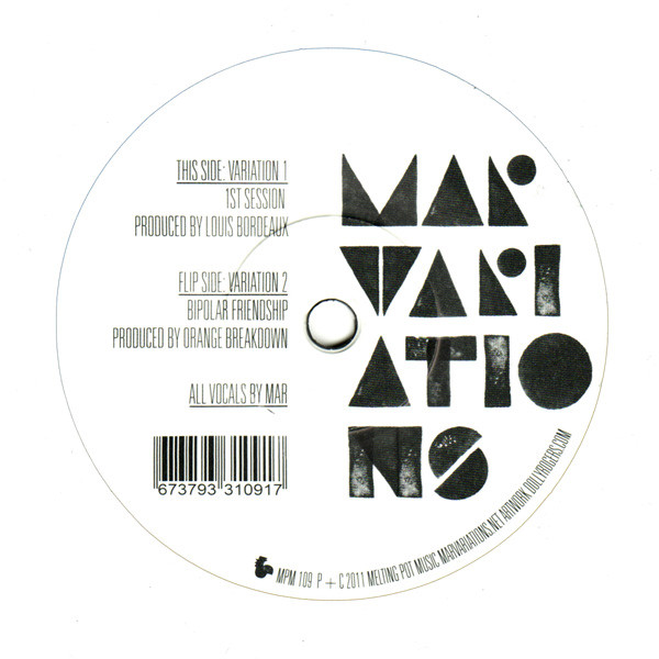 Mar - Variations 1 + 2 - Vinyl Record 7" image 1