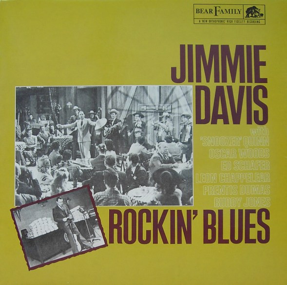 Jimmie Davis - Rockin' Blues - Used Vinyl Record image 1