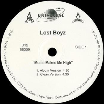 Lost Boyz - Music Makes Me High - Vinyl Record 12" image 1