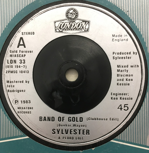 Sylvester - Band Of Gold - Used Vinyl Record 7" image 1