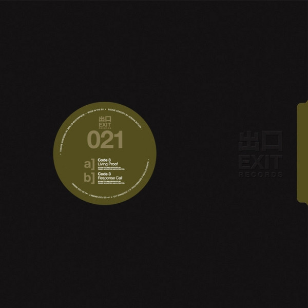 Code 3 - Living Proof - Vinyl Record 12" image 1