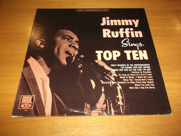 Jimmy Ruffin - Sings Top Ten - Used Vinyl Record image 1