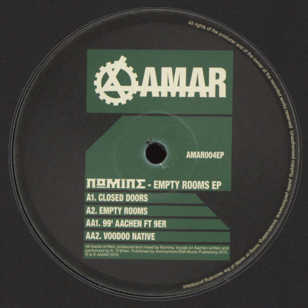 Nomine - Empty Rooms EP - Vinyl Record 12" image 1