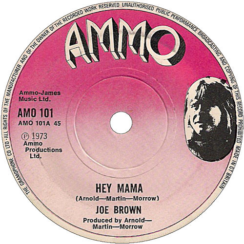 Joe Brown - Hey Mama - Used Vinyl Record 7" image 1