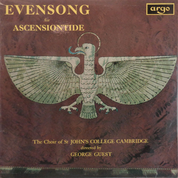 St. John's College C - Evensong For Ascensiontide - Used Vinyl Record image 1