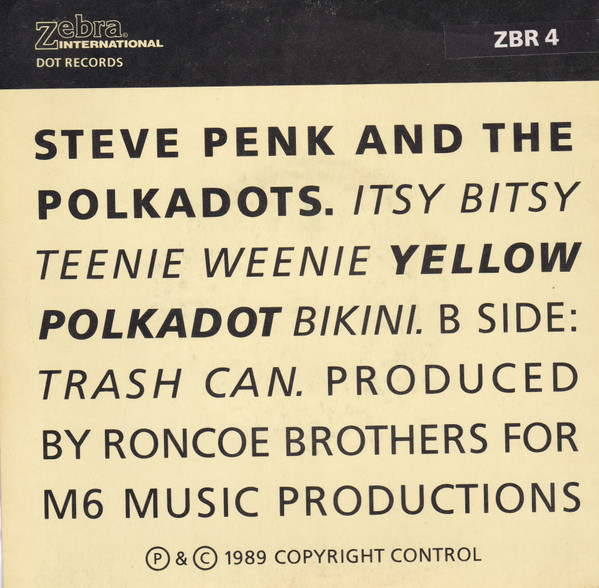 Steve Penk - Itsy Bitsy Teenie Weenie Yellow Polkadot Bikini - Used V image 1