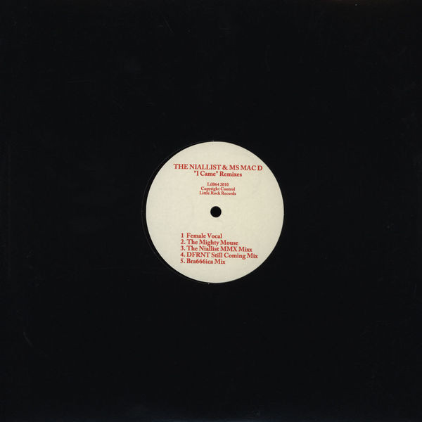 Niallist - I Came (Remixes) - Vinyl Record 12" image 1