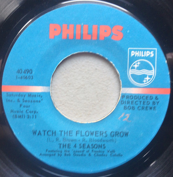 Four Seasons - Watch The Flowers Grow - Used Vinyl Record 7" image 1
