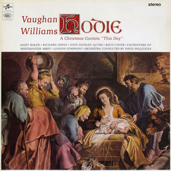 Ralph Vaughan Willia - Hodie (A Christmas Cantata "This Day") - Used Vi image 1