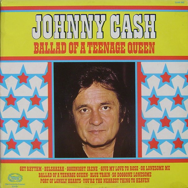 Johnny Cash - Ballad Of A Teenage Queen - Used Vinyl Record image 1