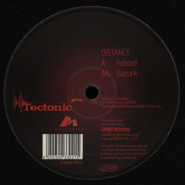 DJ Distance - Reboot / Bazurk - Vinyl Record 12" image 1