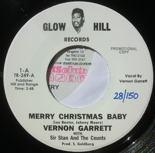 Vernon Garrett - Merry Christmas Baby - Vinyl Record 7" image 1
