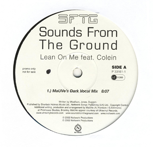 Sounds From The Grou - Lean On Me - Used Vinyl Record 12" image 1