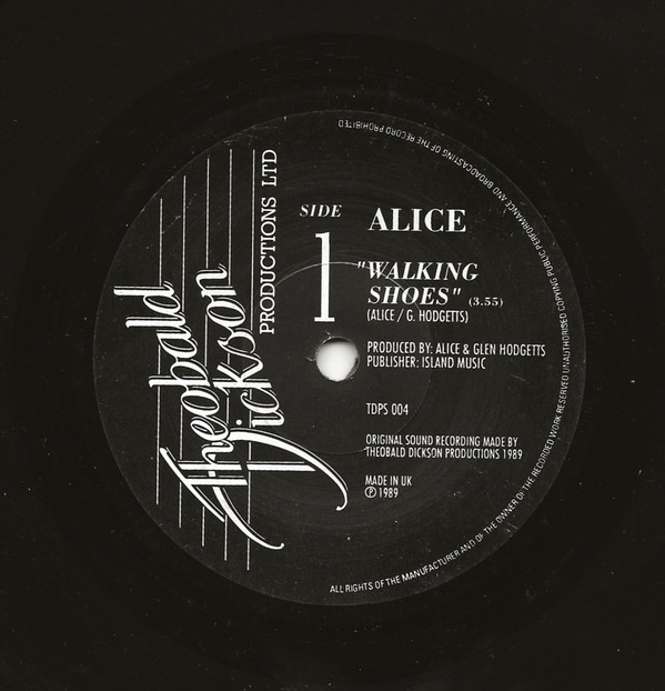 Alice - Walking Shoes - Used Vinyl Record 7" image 1