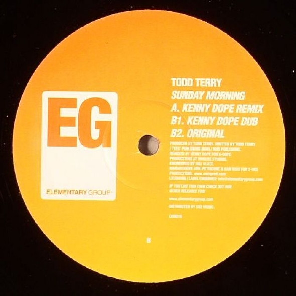Todd Terry - Sunday Morning - Vinyl Record 12" image 1