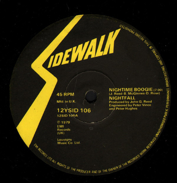 Nightfall - Nightime Boogie - Used Vinyl Record 12" image 1