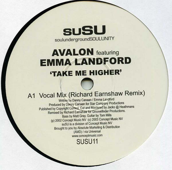 Avalon - Take Me Higher - Vinyl Record 12" image 1