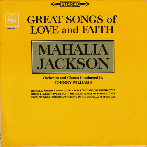 Mahalia Jackson - Great Songs Of Love And Faith - Used Vinyl Record image 1