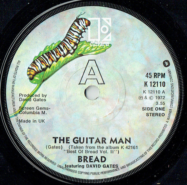 Bread - Guitar Man - Used Vinyl Record 7" image 1
