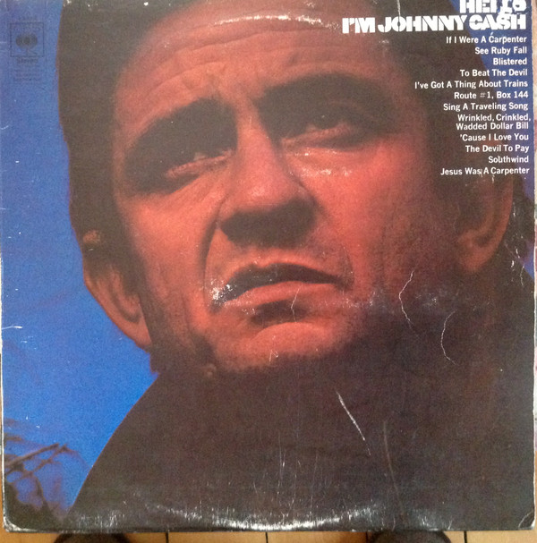 Johnny Cash - Hello, I'm - Used Vinyl Record image 1