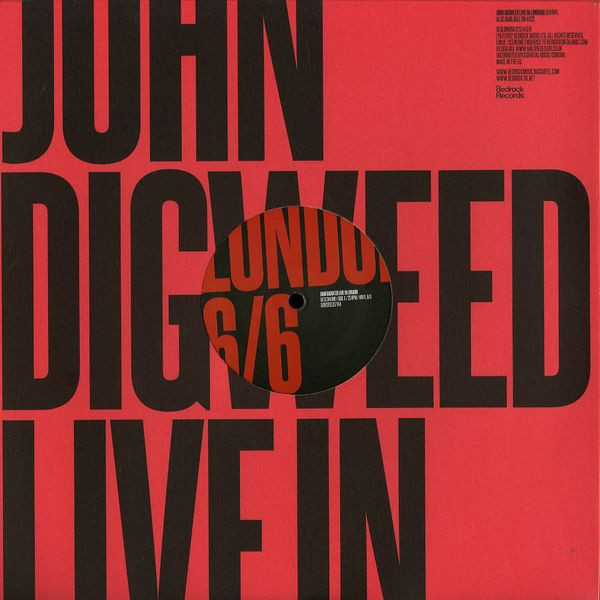 John Digweed - Live In London - Vinyl Record 12" image 1