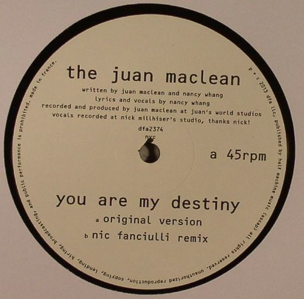 Juan Maclean - You Are My Destiny - Used Vinyl Record 12" image 1
