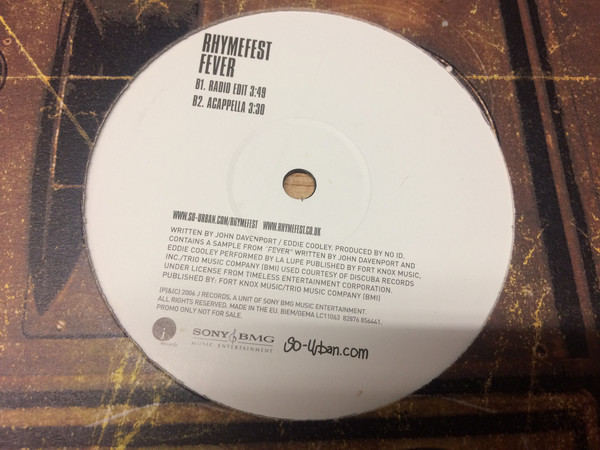 Rhymefest - Fever - Used Vinyl Record 12" image 1