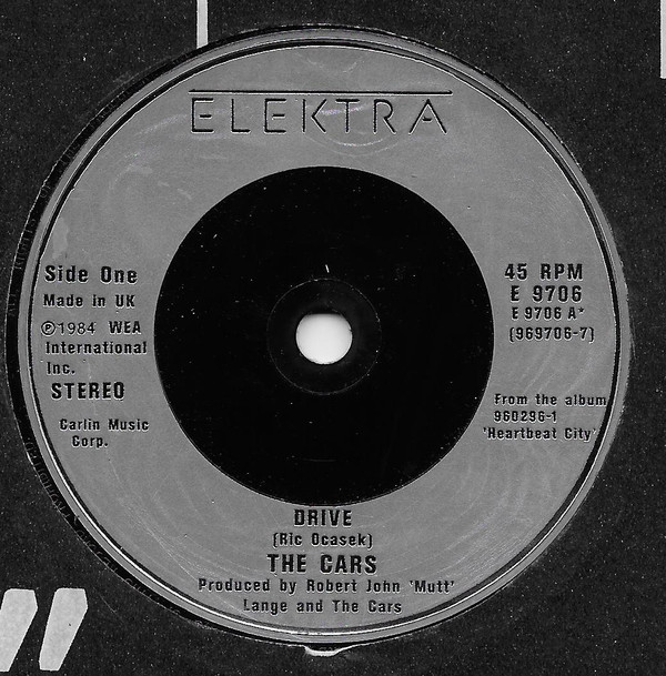 Cars - Drive - Used Vinyl Record 7" image 1