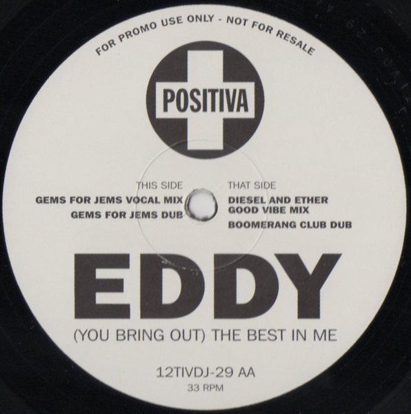 Eddy - (You Bring Out) The Best In Me - Used Vinyl Record 12" image 1
