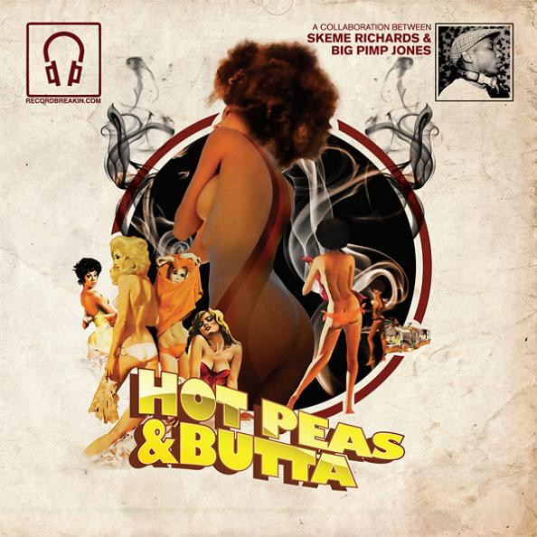 Hot Peas & Butta - Smokeout - Vinyl Record 7" image 1
