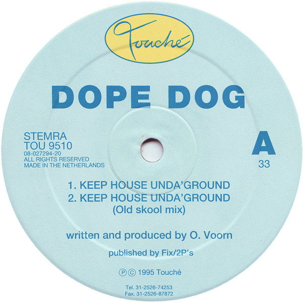 Dope Dog - Keep House Unda'Ground - Used Vinyl Record 12" image 1