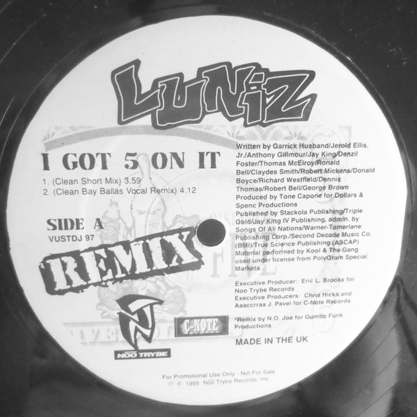 Luniz - I Got 5 On It - Vinyl Record 12" image 1