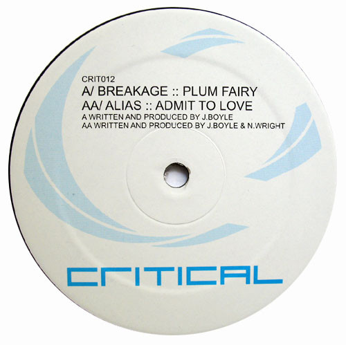 Breakage - Plum Fairy / Admit To Love - Used Vinyl Record 12" image 1