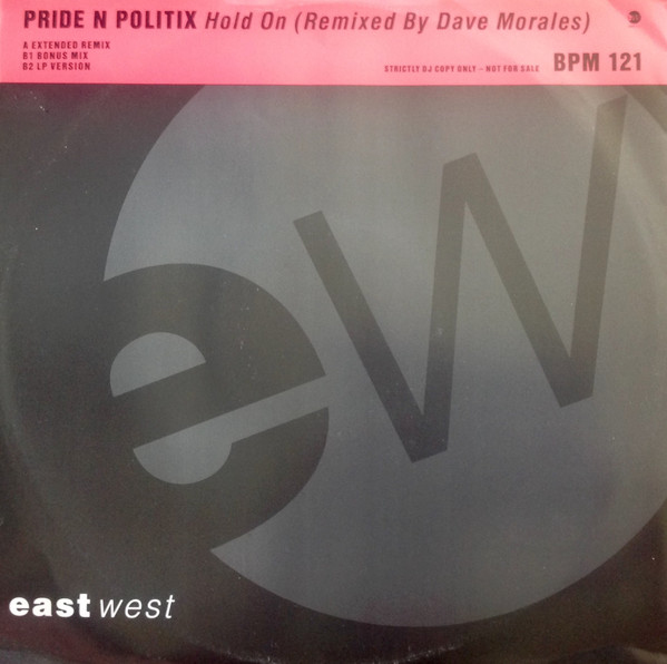 Pride 'N Politix - Hold On - Used Vinyl Record 12" image 1