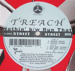 Treach - Nothin B/W Run That - Vinyl Record 12" image 1