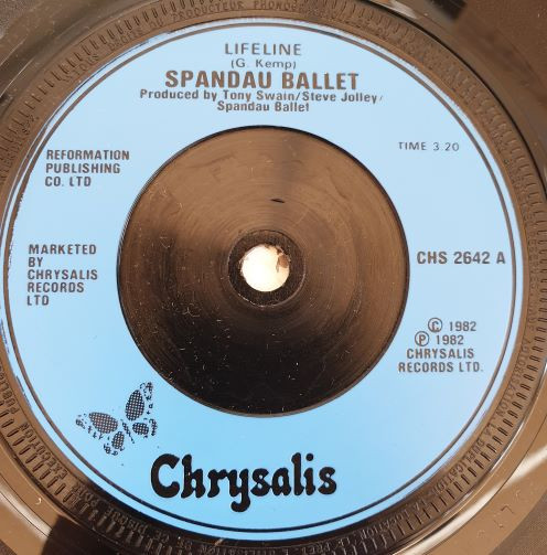 Spandau Ballet - Lifeline - Used Vinyl Record 7" image 1