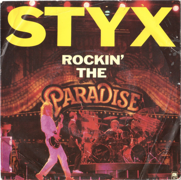 Styx - Rockin' The Paradise - Used Vinyl Record 7" image 1